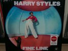 HARRY STYLES FINE LINE CLEAR WITH BLACK & WHITE SPLATTER LP LIGHTS UP ADORE YOU