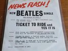 THE BEATLES  TICKET TO RIDE / YES IT IS HOLLAND  PARLOPHONE R 5265