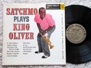 LOUIS ARMSTRONG *Satchmo Plays King Oliver* 1960 NM Vinyl Audio Fidelity Mono LP