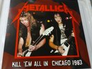 Metallica --- kill em all in chicago 83  --LP' - red marble  vinyl  -