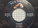 RIC CARTEY • JIVA-TONES Young Love b/w Oooh-Ee Orig '56 RCA Rockabilly 45 VG++