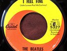 Beatles 45 1969 I Feel Fine, Small Capitol Logo 