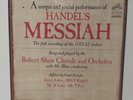 Handel, Robert Shaw Chorale & Orchestra – Handel's Messiah - NEW - LP 33 RPM