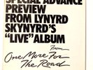 Lynyrd Skynyrd  Special Advance Preview From One More From The Road 1976 PROMO