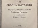 Frantic Elevators 2 X Singles