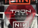 SDCC 2025 Exclusive Tron Ares Nine Inch Nails 7” Vinyl DieCut & Sticker