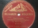 MONARCH 78rpm 10 inch ENRICO CARUSO 