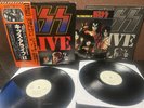 KISS—ALIVE II 1977 Japan PROMO Pressing—VIP 9529-30—White Labels