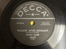 Country 78 Patsy Cline - Walkin' After Midnight/A Poor Man's Roses DECCA
