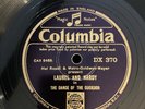 Super LAUREL & HARDY Dance of the Cuckoos Theme Columbia DX 78rpm EXC