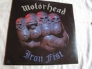 Near Mint Motorhead Iron Fist original Mercury 1982 promo stamp on back