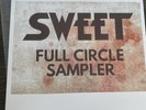 SWEET - FULL CIRCLE 4 Track Sample 12” Promo White Vinyl