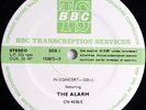 The Alarm - In Concert-328 LP 1984 BBC Transcription Services NM/