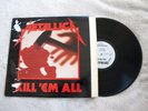 Metallica   Kill 'em All   1983 Megaforce Original  EX Vinyl LISTEN