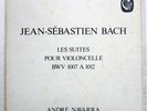 ANDRE NAVARRA BACH LES SUITES POUR VIOLONCELLE CALLIOPE VIC2186 Japan 3LP