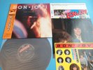BON JOVI LP 7800 Fahrenheit w/Poster, Sugoroku, Sticker 1985 Japan 28PP-1001 OBI