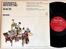 HENRYK SZERYNG violin concertos BACH Winterthur 1965 ED1 PHILIPS STEREO LP MINT