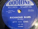 Dootone 78 RPM Betty Hall Jones / Big Joe Turner - Richmond Blues 305 V