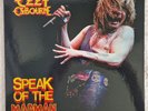 OZZY OSBOURNE 'SPEAK OF THE MADMAN' LIVE LP PINK VINYL & COLOUR INNER LIVE NM/NM