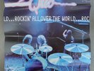 Status Quo ROCKIN' ALL OVER THE WORLD RARE PROMO POSTER AND NR MINT 1st Press LP