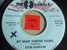 LESTER ROBERTSON - MY GIRL ACROSS TOWN - MY HEART FOREVER TEARS - R&B R&R