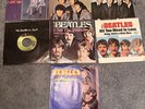 7 Beatles Singles With Original Picture Sleeves Including Lady Madonna