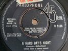 THE BEATLES  A HARD DAY'S NIGHT  UK  PARLOPHONE FACTORY SAMPLE DEMO 1964