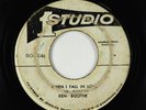 Reggae 45 - Ken Boothe - When I Fall In Love/Portobella Road - Studio One