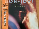 BON JOVI 7800 FAHRENHEIT JAPAN LP OBI 28PP-1001 POSTER STICKERS