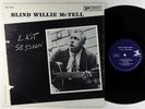 Blind Willie McTell - Last Session LP - Prestige RVG VG+