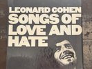 LEONARD COHEN 'Songs Of Love And Hate' 1971 Hype & Promo Sticker Book Shrink NM