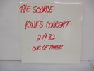 The Source Kinks Concert Demo Record Album 1 or 3