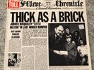 JETHRO TULL  - THICK AS A BRICK - ORIGINAL 1974 VINYL LP  - CHRYSALIS - XCLNT