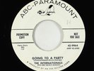 Doo-Wop Rocker 45 - Internationals - Going To A Party - ABC-Paramount VG+ promo