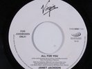 R&B Hip Hop 45 JANET JACKSON All For You VIRGIN with jukebox tag HEAR c