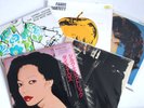WARHOL COVERS 5 ALBUMS CUSTOM LISTING