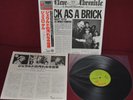 JETHRO TULL THICK AS A BRICK - CHRYSALIS WWS-80939 1977 LP JAPAN OBI NM ED. LIM.