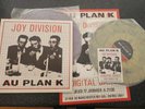 JOY DIVISION RARE SPLATTER VINYL POSTER AND NOT NUMBERED POSTCARD  LP