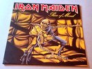 IRON MAIDEN PIECE OF MIND 1983 WITH MERCH SHEET EMI RECORDS