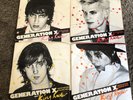 KING ROCKER GENERATION X  1979 All Four 7” Singles in NM condition Billy Idol