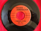 Joel Hill, Trans American 519, I Thought It Over & Little Lover, GREAT rocker