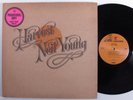 NEIL YOUNG Harvest REPRISE LP VG+ blotter gatefold promo w/ lyric sheet insert n