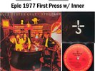 Blue Oyster Cult Spectres LP Columbia 1977 EX+ Vinyl Inner Sleeve Clean  #10L