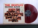 THE BEATLES SECOND ALBUM RED VINYL orig (F) Made in Japan + insert + errors