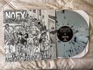 NOFX The Longest Line - Gray / Black Splatter Color Vinyl Record Fat Wreck