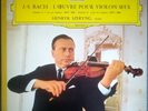 BACH Sonata & Partita No. 3 for Violin SZERYNG DGG SLPM 139 390 ED1 Tulips NM