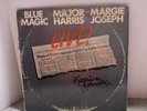 Blue Magic Major Harris Margie Joseph Live Vinyl LP 1976 Promo First Pressing EX