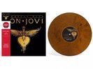 BON JOVI GREATEST HITS TIGER EYE VINYL USA EXCLUSIVE LIMITED EDITION LP *CREASES