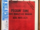 HANK MOBLEY/LEE MORGAN - PECKIN' TIME - Japan LP W/OBI BN-1574 BLUE NOTE