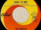 Beatles Ticket To Ride NOS RCA THIN PRINT EX Unplayed Looking 45 +Capitol sleeve